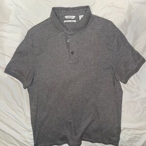 Calvin klein men’s medium gray polo